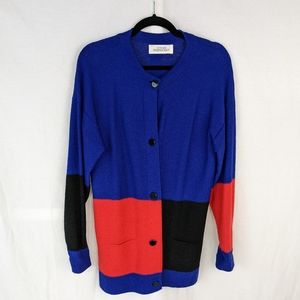 Vintage Retro Steve Fabrikant Color block dress and sweater